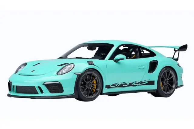 [予約] オートアート 1/18 ポルシェ 911 (991.2) GT3 RS ミントグリーン　78181