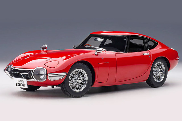 予約] オートアート 1/18 トヨタ 2000GT ワイヤースポークホイール 