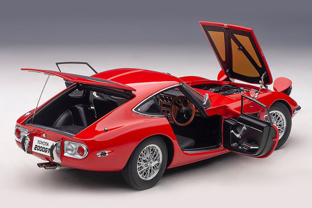 予約] オートアート 1/18 トヨタ 2000GT ワイヤースポークホイール 