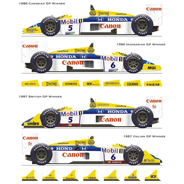 1/20 タミヤ ウィリアムズ FW11 Tamiya Williams FW11 HONDA F-1 model kit 1/20 From Japan | eBay