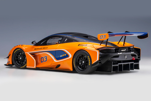 オートアート 1/18 マクラーレン 720S GT3 オレンジ No.3 81942