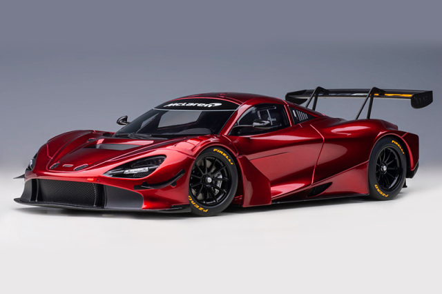 オートアート 1/18 マクラーレン 720S GT3 メタリックレッド　81971