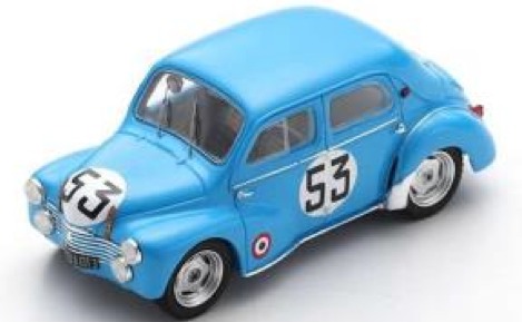 [予約] スパーク 1/43 ルノー 4CV 1063 ルマン 24h 1952 No.53　S5225