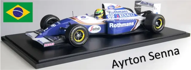 [予約] ミニチャンプス 1/8 ウィリアムズ ルノー FW16 アイルトン セナ サンマリノGP 1994 ケース＆ベース付　限定99台　854940302