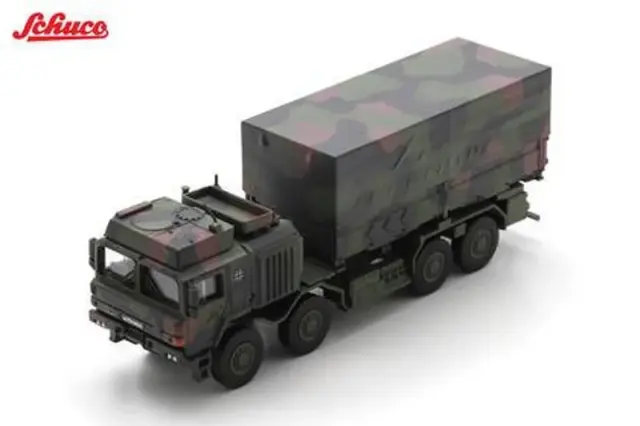 [予約] スパーク/シュコー 1/87 2024 ラインメタル MAN HX2 mil UTF 15t 8x8 カモフラージュ　87U00131