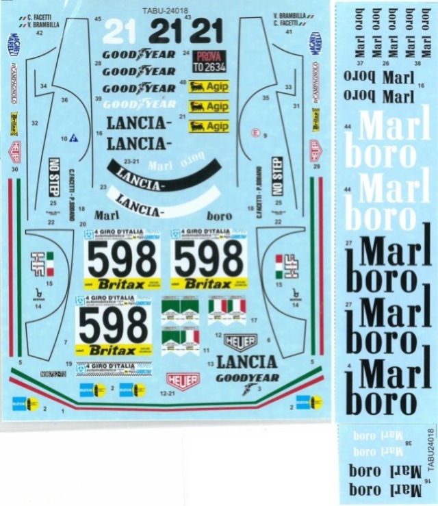 タブデザイン 1/24 ランチア ストラトス ターボ Gr.5 