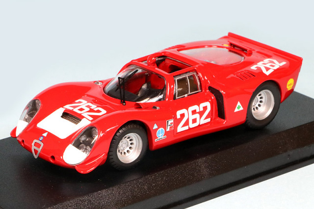 ベストモデル 1/43 アルファロメオ 33.2 タルガフローリオ 1969 No.262