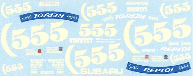 ミュージアムコレクション 1/24 スバル インプレッサ WRC モンテカルロ 1995 タバコデカール (ハセガワ対応)　MC-D986