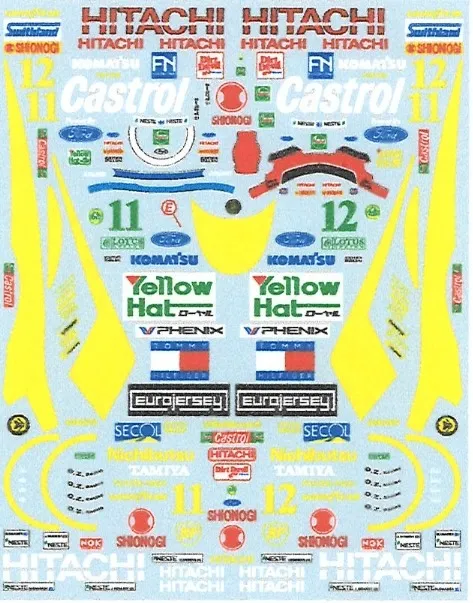 Vector 1 Decals (ベクター ワン デカール) 1/20 ロータス 102B