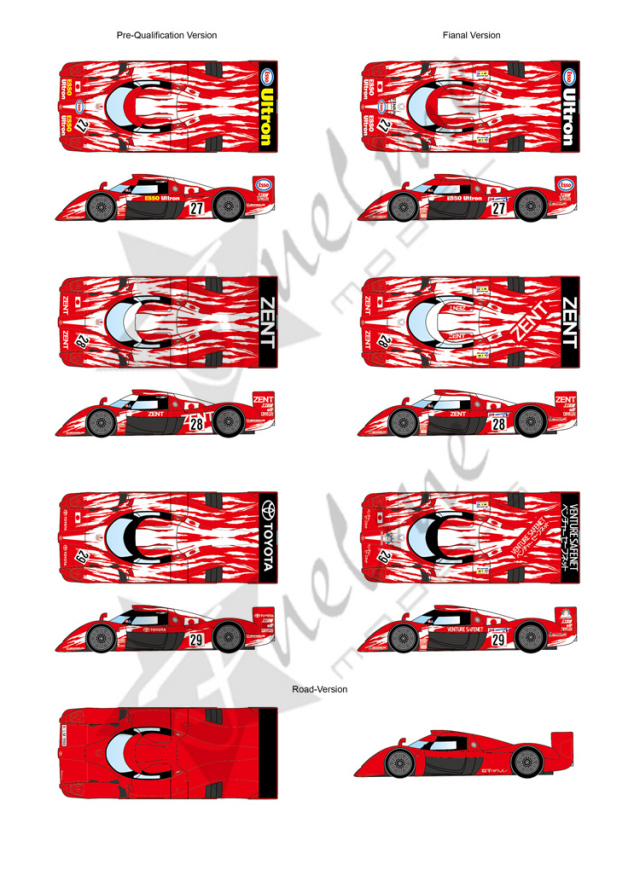 モデラーズ 1/24 レジンキット TS020 GT1 '98 ルマン　トヨタ モデラーズ 1/24 トヨタ TS020 GT1 98 ルマン レジンキット Buy 1:24