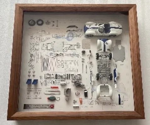 [予約] CMC 1/18 パーツパネルアート マセラティ ティーポ 61 バードゲージ 650mm × 650mm　A-037