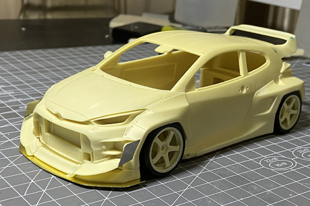アルファモデル 1/24 レジンキット ロケットバニー トヨタ GR ヤリス HKS　AM02-0057