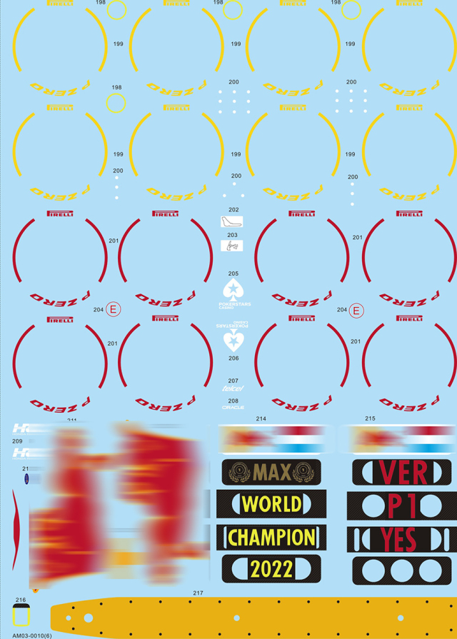 アルファモデル 1/20 レッドブル RB18 オランダ/イタリア GP 2022 M