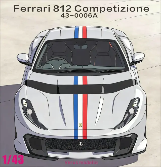 アルファモデル 1/43 レジンキット フェラーリ 812 コンペティチオーネ Ver.A　AM43-0006A