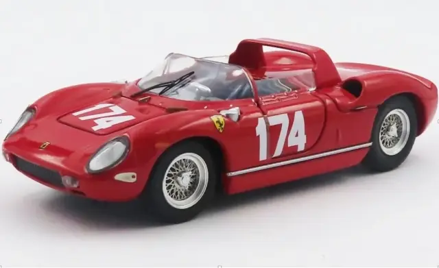 [予約] アートモデル 1/43 フェラーリ 250 P タルガフローリオ 1963  No.174 サーティーズ / パークス s/n 0810　ART129/2