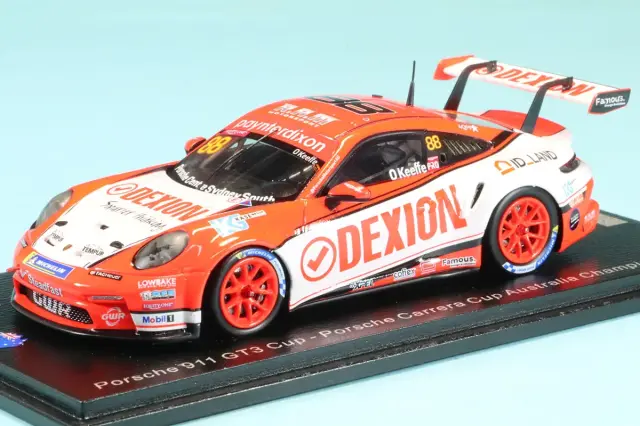 スパーク 1/43 ポルシェ 911 GT3 カップ No.88 ポルシェ カレラカップ オーストラリア チャンピオン 2025 D.オキーフ AS088