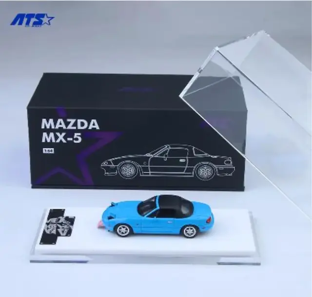 [予約] ATS-モデル 1/64 マツダ MX-5 初代ロードスター ブルー　ATS880104