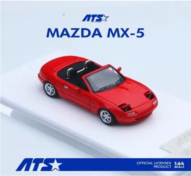 [予約] ATS-モデル 1/64 マツダ MX-5 初代ロードスター レッド　ATS880106