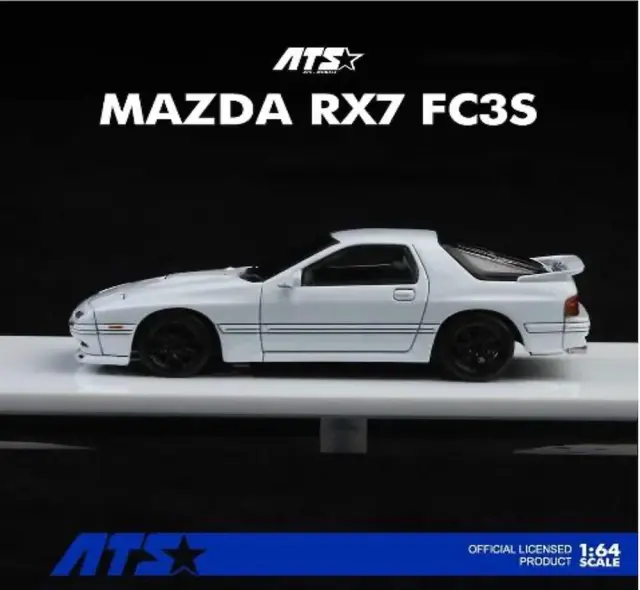 [予約] ATS-モデル 1/64 マツダ RX-7 FC3S ホワイト　ATS880201