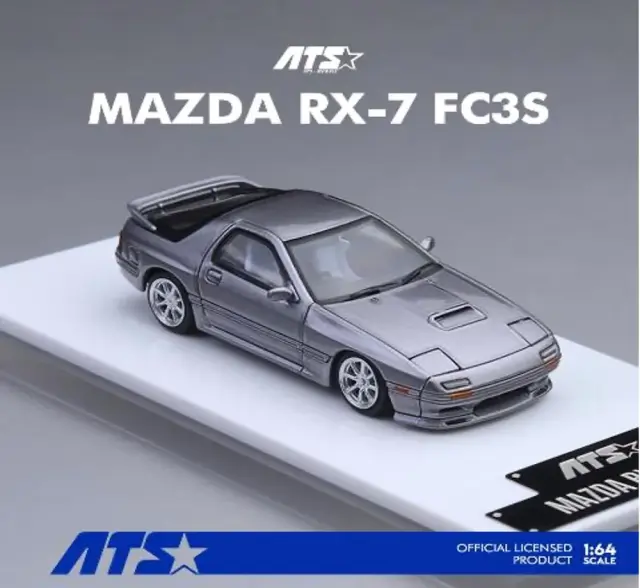 [予約] ATS-モデル 1/64 マツダ RX7-FC3S シルバーグレー　ATS880203