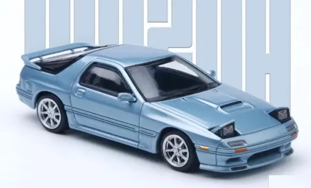 [予約] ATSモデル 1/64 マツダ RX-7 FC3S グレイシャー ブルー　ATS880211