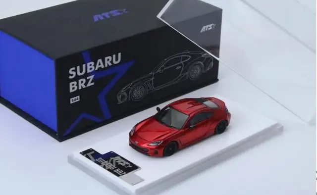 [予約] ATS-モデル 1/64 スバル BRZ メタリックレッド　ATS880403