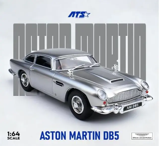[予約] ATS-モデル 1/64 アストン マーティン DB5 シルバー　ATS881202