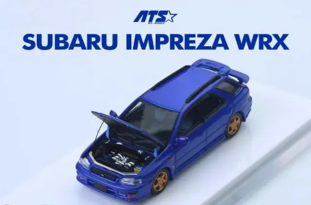 [予約] ATS-モデル 1/64 スバル インプレッサ WRX ブルー　ATS881501