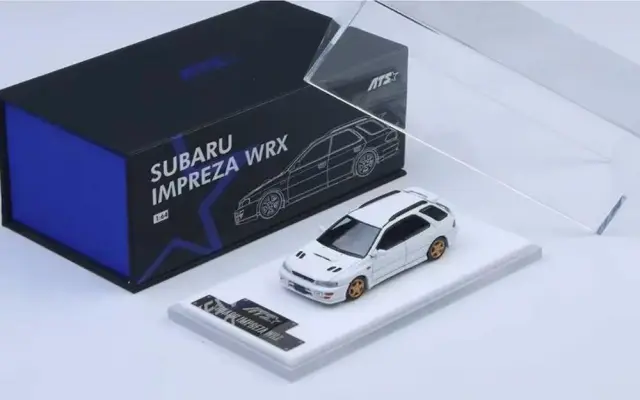 [予約] ATS-モデル 1/64 スバル インプレッサ WRX ホワイト　ATS881503