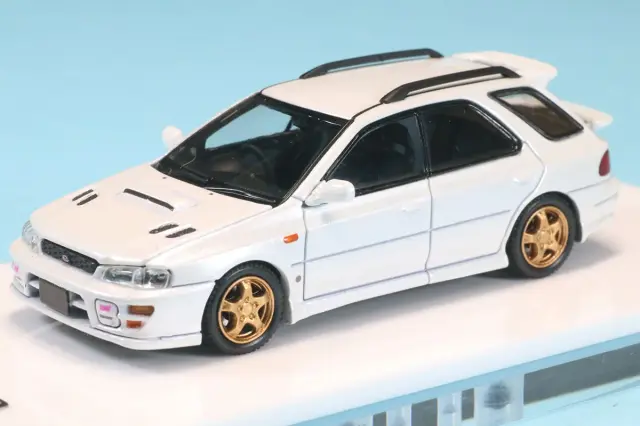 ATS-モデル 1/64 スバル インプレッサ WRX ホワイト　ATS881503
