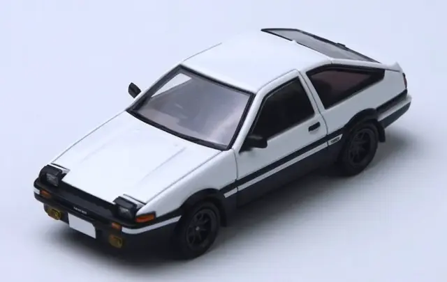 [予約] ATSモデルズ 1/64 トヨタ スプリンタートレノ AE86 頭文字D 藤原とうふ店  ホワイト　ATS881701