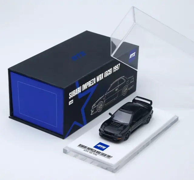 [予約] ATS 1/64 スバル インプレッサ WRX (GC8) 1997 ブラック　ATS882902