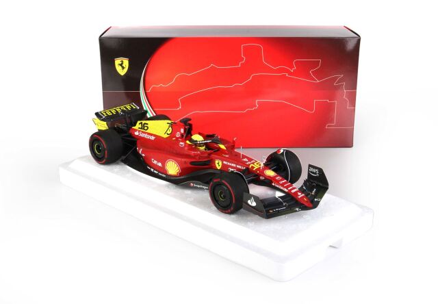 予約] BBR 1/18 フェラーリ F1-75 イタリア GP 2022 C.ルクレール 2nd 