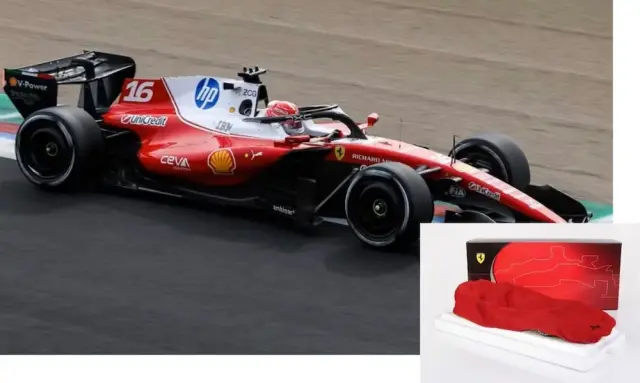 [予約] BBR 1/18 フェラーリ SF-26 日本 GP  2026 C.ルクレール 3rd 台座/ディスプレイケース無し　BBR2618B16