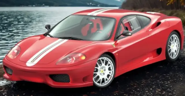 [予約] BBR 1/43 フェラーリ 360 チャレンジ ストラダーレ ロッソコルサ/イタリアンストライプ　BBR273A