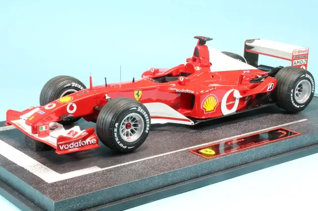 261030 BBR 1/18 フェラーリ F2002 フランスGP 2002 M.シューマッハ ワールドチャンイオン BBRC1862B1