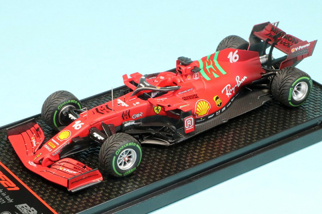 BBR 1/43 フェラーリ SF21 イモラ エミリアロマーニャGP2021 C.ルクレール レインタイヤ MWデカール加工品　BBRC260ARAINS