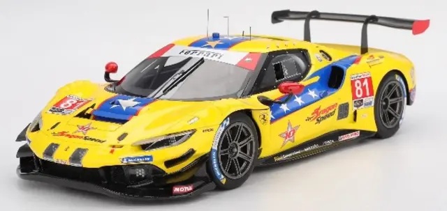 [予約] BBR 1/18 フェラーリ 296 GT3 IMSA デイトナ24h 2025 No.81 ドラゴンスピード　　BBRCS18014
