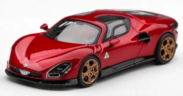 [予約] BBR 1/64 アルファロメオ 33 ストラダーレ ロッソ・ヴィラ・デステ　BBRDIE6427