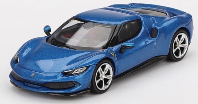 予約] BBR 1/64 フェラーリ 296 GTB ブルーコルサ BBRFER64004