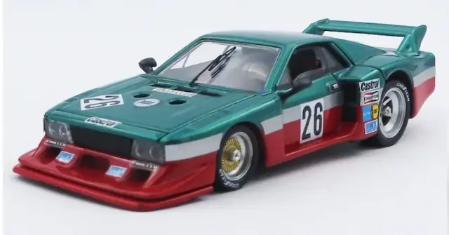 [予約] ベストモデル 1/43 ランチア ベータ モンテカルロ ムジェロ 6h 1980  C. Facetti / M. Finotto 　BEST9876