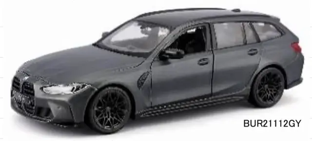 [予約] ブラーゴ 1/24 BMW M3 ツーリング 2023 マットグレー　BUR21112GY