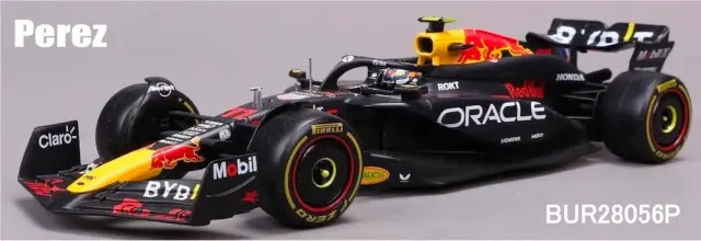 [予約] ブラーゴ 1/24 オラクル レッドブル レーシング RB20 2024 No,11 S.ペレス ドライバー付 クリアケース　BUR28056P