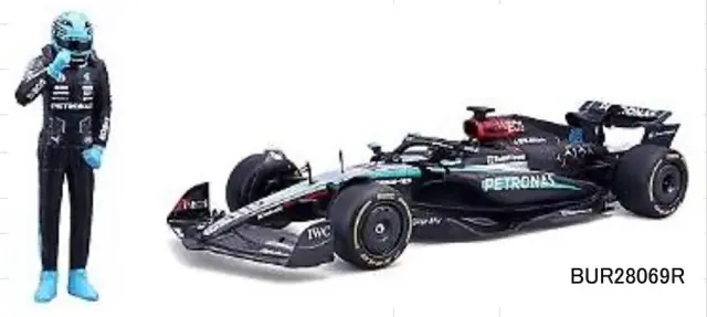 スパーク 1/43 メルセデス AMG W15 ラスベガスGP 2024 G.ラッセル