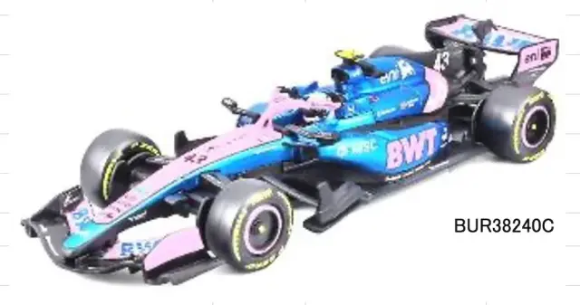 [予約] ブラーゴ 1/43 BWTアルピーヌ F1チーム A526 2026 オーストラリアGP No.43 フランコ・コラピント ドライバー付属 クリアケース入り　BUR38240C
