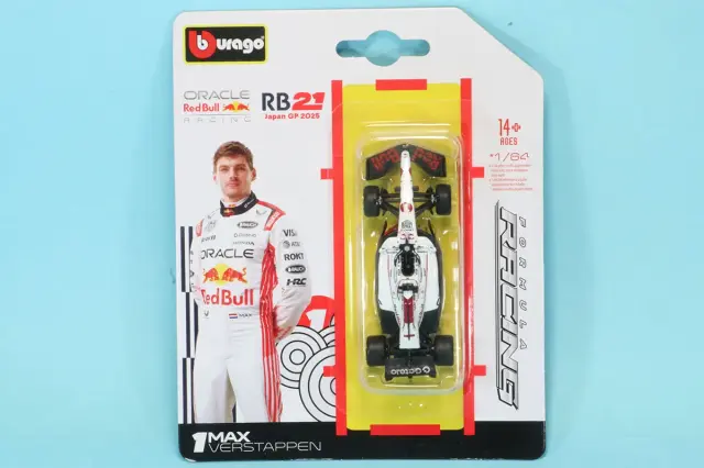 ブラーゴ 1/64 レッドブル RB21 2025 日本GP No.1 M.フェルスタッペン ブリスターパック BUR58003JPV