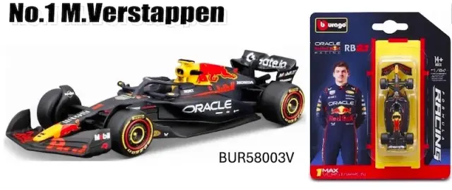 [予約] ブラーゴ 1/64 オラクル レッドブル レーシング RB21 2025 No.1 M.フェルスタッペン　BUR58003V