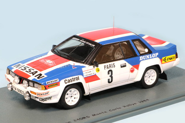 ビザール 1/43 ニッサン 240 RS モンテカルロラリー 1984 10th No.3　BZ333