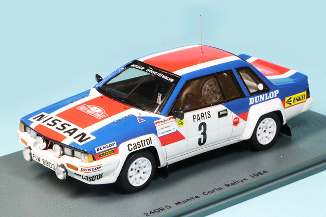 ビザール 1/43 ニッサン 240 RS モンテカルロラリー 1984 10th No.3 デカール加工品　BZ333S