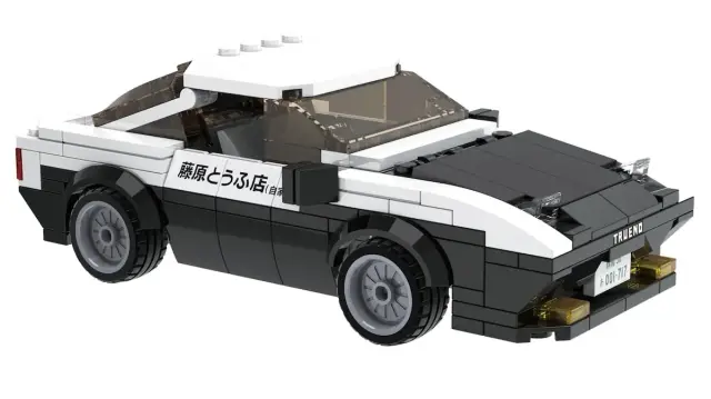 CaDA ブロック 1/24 トヨタ AE86 トレノ 頭文字D 藤原とうふ店 藤原拓海　C55014W